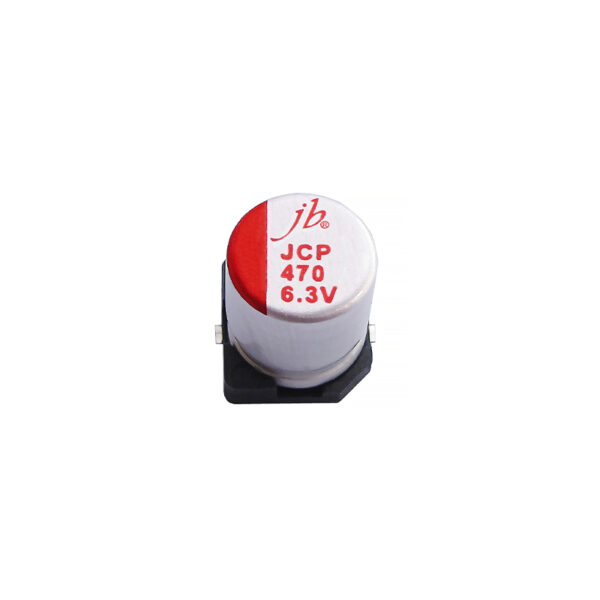 JCP SMD Polymer Aluminum Solid Electrolytic Capacitors – High Efficiency, Compact Design, and Reliable Performance for Surface-Mount Applications