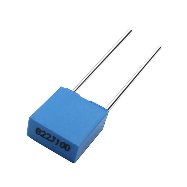 JFF Mini Box Metallized Polyester Film Capacitors, durable and reliable for EMI filtering and high-frequency applications.