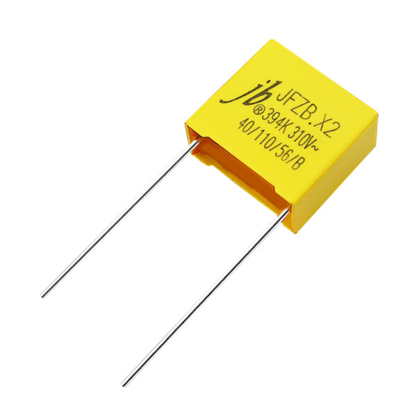 JFZB 310VAC X2 Metallized Polypropylene Film Capacitors designed for EMI filters, ensuring reliable performance in power circuits.