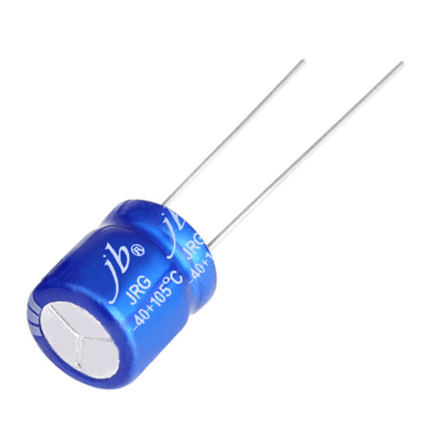 JRG - Long Life at 105°C, Radial Aluminum Elec. Capacitors Extremely Low Impedance