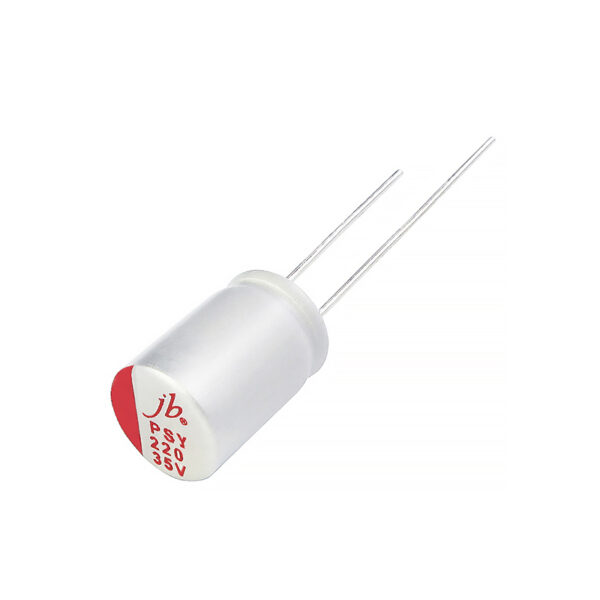 PSY 5000H at 105°C Low ESR Radial Polymer Aluminum Solid Electrolytic Capacitors – High Efficiency, Long Life, and Low Ripple for Power Electronics