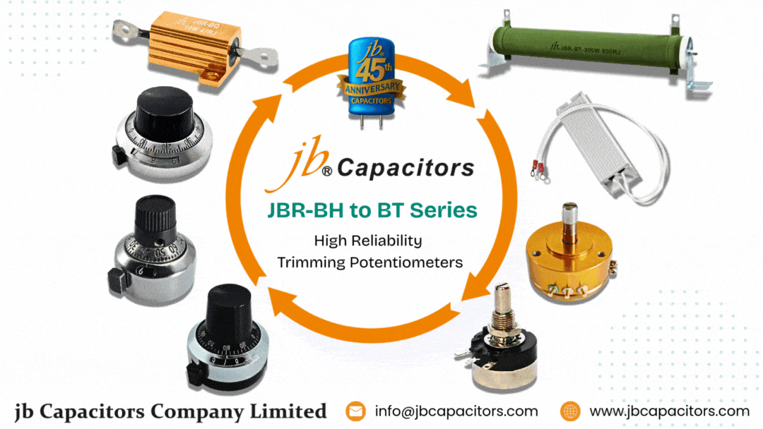 jb JBR-BA to JBR-BG high reliability wirewound potentiometers for industrial calibration and control
